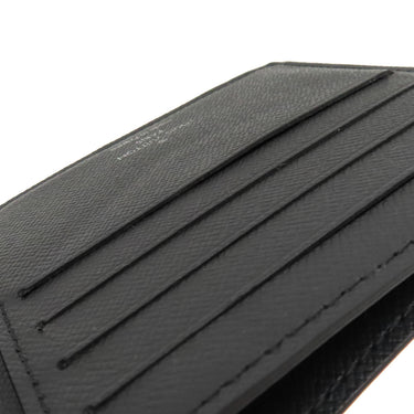 ルイヴィトン LOUIS VUITTON ポルトフォイユ マルコ NM N63336 ダミエグラフィット ダミエグラフィットキャンバス 二つ折り財布 シルバー金具 黒 グレー