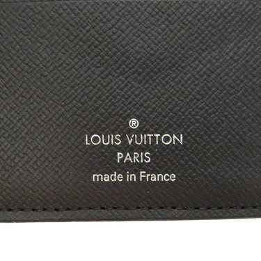 ルイヴィトン LOUIS VUITTON ポルトフォイユ マルコ NM N63336 ダミエグラフィット ダミエグラフィットキャンバス 二つ折り財布 シルバー金具 黒 グレー