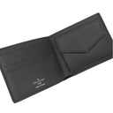 ルイヴィトン LOUIS VUITTON ポルトフォイユ マルコ NM N63336 ダミエグラフィット ダミエグラフィットキャンバス 二つ折り財布 シルバー金具 黒 グレー