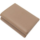 グッチ GUCCI プチマーモント コンパクトウォレット 474746 ベージュ レザー 三つ折り財布 ゴールド金具