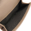 グッチ GUCCI プチマーモント コンパクトウォレット 474746 ベージュ レザー 三つ折り財布 ゴールド金具