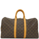 ルイヴィトン LOUIS VUITTON キーポル 45 M41428 モノグラム モノグラムキャンバス ボストンバッグ ゴールド金具 茶 鍵・パドロック・ネームタグ・ポワニエ欠品