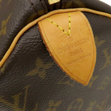 ルイヴィトン LOUIS VUITTON キーポル 45 M41428 モノグラム モノグラムキャンバス ボストンバッグ ゴールド金具 茶 鍵・パドロック・ネームタグ・ポワニエ欠品