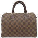 ルイヴィトン LOUIS VUITTON スピーディ 25 N41532 ダミエエベヌ ダミエキャンバス ハンドバッグ ゴールド金具 茶 ボストン 鍵・パドロック欠品