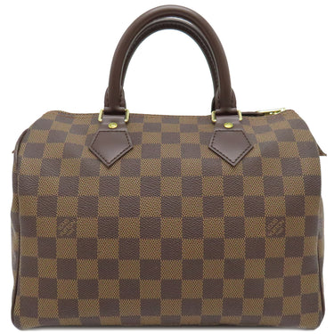 ルイヴィトン LOUIS VUITTON スピーディ 25 N41532 ダミエエベヌ ダミエキャンバス ハンドバッグ ゴールド金具 茶 ボストン 鍵・パドロック欠品