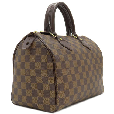 ルイヴィトン LOUIS VUITTON スピーディ 25 N41532 ダミエエベヌ ダミエキャンバス ハンドバッグ ゴールド金具 茶 ボストン 鍵・パドロック欠品