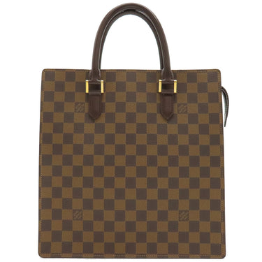 ルイヴィトン LOUIS VUITTON ヴェニス PM N51145 ダミエエベヌ ダミエキャンバス トートバッグ ゴールド金具 茶