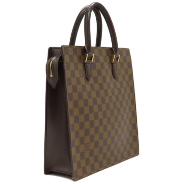 ルイヴィトン LOUIS VUITTON ヴェニス PM N51145 ダミエエベヌ ダミエキャンバス トートバッグ ゴールド金具 茶