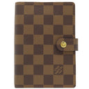ルイヴィトン LOUIS VUITTON アジェンダ PM R20700 ダミエエベヌ ダミエキャンバス 手帳カバー 茶 システム手帳 ダイアリー スケジュール帳