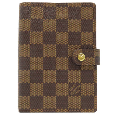 ルイヴィトン LOUIS VUITTON アジェンダ PM R20700 ダミエエベヌ ダミエキャンバス 手帳カバー 茶 システム手帳 ダイアリー スケジュール帳