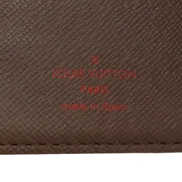 ルイヴィトン LOUIS VUITTON アジェンダ PM R20700 ダミエエベヌ ダミエキャンバス 手帳カバー 茶 システム手帳 ダイアリー スケジュール帳