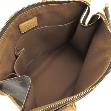 ルイヴィトン LOUIS VUITTON ポパンクール オ M40007 モノグラム モノグラムキャンバス ショルダーバッグ ゴールド金具 茶 肩掛け トートバッグ