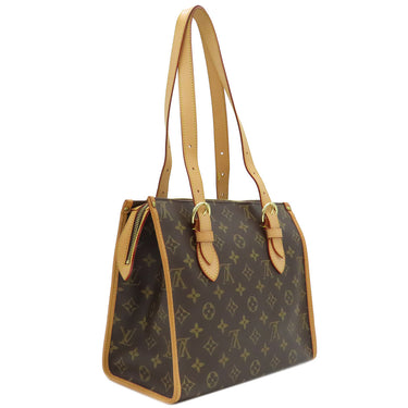 ルイヴィトン LOUIS VUITTON ポパンクール オ M40007 モノグラム モノグラムキャンバス ショルダーバッグ ゴールド金具 茶 肩掛け トートバッグ