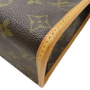 ルイヴィトン LOUIS VUITTON ポパンクール オ M40007 モノグラム モノグラムキャンバス ショルダーバッグ ゴールド金具 茶 肩掛け トートバッグ