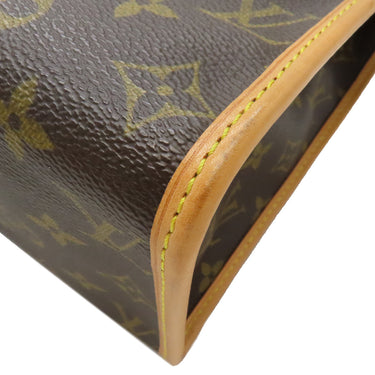 ルイヴィトン LOUIS VUITTON ポパンクール オ M40007 モノグラム モノグラムキャンバス ショルダーバッグ ゴールド金具 茶 肩掛け トートバッグ