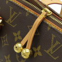 ルイヴィトン LOUIS VUITTON ポパンクール オ M40007 モノグラム モノグラムキャンバス ショルダーバッグ ゴールド金具 茶 肩掛け トートバッグ