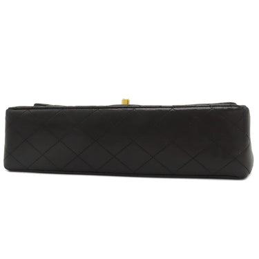 シャネル CHANEL マトラッセ 25 Wチェーン A01112 ブラック ラムスキン ショルダーバッグ ゴールド金具 黒 ダブルフラップ ダブルチェーン