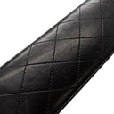 シャネル CHANEL マトラッセ 25 Wチェーン A01112 ブラック ラムスキン ショルダーバッグ ゴールド金具 黒 ダブルフラップ ダブルチェーン