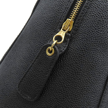 シャネル CHANEL ココマーク チェーン トートバッグ ブラック キャビアスキン トートバッグ ゴールド金具 黒 チェーンショルダー