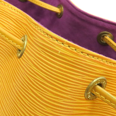 ルイヴィトン LOUIS VUITTON プチノエ M44109 タッシリイエロー エピレザー ショルダーバッグ ゴールド金具 巾着 黄