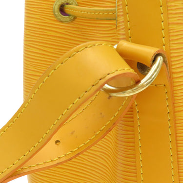 ルイヴィトン LOUIS VUITTON プチノエ M44109 タッシリイエロー エピレザー ショルダーバッグ ゴールド金具 巾着 黄