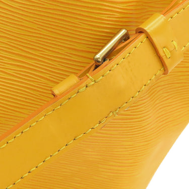 ルイヴィトン LOUIS VUITTON プチノエ M44109 タッシリイエロー エピレザー ショルダーバッグ ゴールド金具 巾着 黄