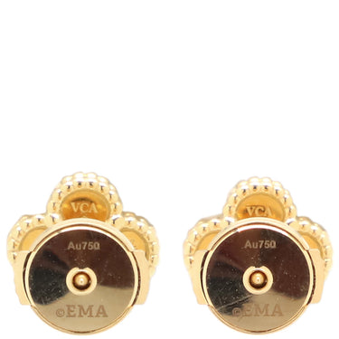 ヴァンクリーフアーペル Van Cleef & Arpels スウィート アルハンブラ VCARA44900 ブラック×イエローゴールド K18YG オニキス ピアス 750YG 18K オニキス