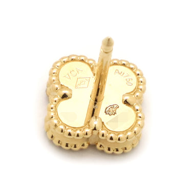 ヴァンクリーフアーペル Van Cleef & Arpels スウィート アルハンブラ VCARA44900 ブラック×イエローゴールド K18YG オニキス ピアス 750YG 18K オニキス