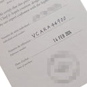ヴァンクリーフアーペル Van Cleef & Arpels スウィート アルハンブラ VCARA44900 ブラック×イエローゴールド K18YG オニキス ピアス 750YG 18K オニキス