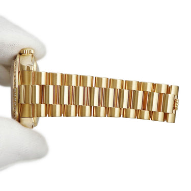 腕時計 ロレックス ROLEX デイデイト 36 118348A 自動巻き メンズ K番 K18YG無垢 純正ダイヤ シャンパン