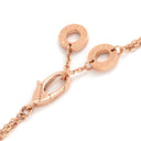 ブルガリ BVLGARI ディーヴァ ドリーム ローズゴールド K18PG カーネリアン #SM ブレスレット Wチェーン Au750 18K