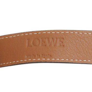 ロエベ LOEWE バスケットバッグ スモール ナチュラルXタン ラフィア カーフ ハンドバッグ シルバー金具 茶 かごバッグ