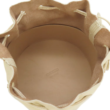 ジルサンダー Jil Sander タッセルバッグ ホワイト レザー 2WAYバッグ シルバー金具 アイボリー ハンドバッグ ショルダー