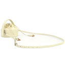 ジルサンダー Jil Sander タッセルバッグ ホワイト レザー 2WAYバッグ シルバー金具 アイボリー ハンドバッグ ショルダー