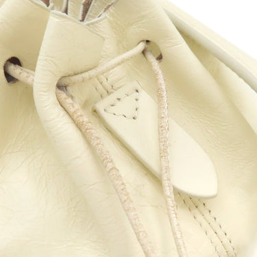 ジルサンダー Jil Sander タッセルバッグ ホワイト レザー 2WAYバッグ シルバー金具 アイボリー ハンドバッグ ショルダー