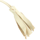 ジルサンダー Jil Sander タッセルバッグ ホワイト レザー 2WAYバッグ シルバー金具 アイボリー ハンドバッグ ショルダー