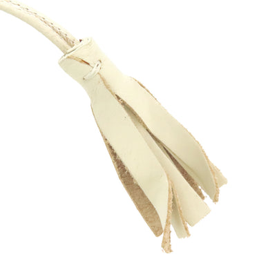 ジルサンダー Jil Sander タッセルバッグ ホワイト レザー 2WAYバッグ シルバー金具 アイボリー ハンドバッグ ショルダー