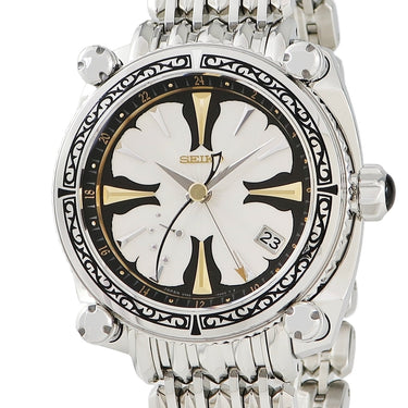 腕時計 セイコー SEIKO ガランテ スプリングドライブ GMT 美女と野獣 SBLA061 5R66-0AV0 自動巻き メンズ デイト ギヨシェ 限定