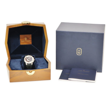 腕時計 ハリーウィンストン Harry Winston オーシャン プロジェクト Z8 デュアルタイム OCEATZ44ZZ009 自動巻き メンズ 黒 青 赤 GMT 限定