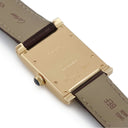 腕時計 カルティエ Cartier タンク アビス LM CPCP W1529451 手巻き メンズ K18YG無垢 ギヨシェ 角型 青針 ローマ数字