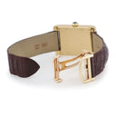 腕時計 カルティエ Cartier タンク アビス LM CPCP W1529451 手巻き メンズ K18YG無垢 ギヨシェ 角型 青針 ローマ数字