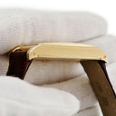 腕時計 カルティエ Cartier タンク アビス LM CPCP W1529451 手巻き メンズ K18YG無垢 ギヨシェ 角型 青針 ローマ数字