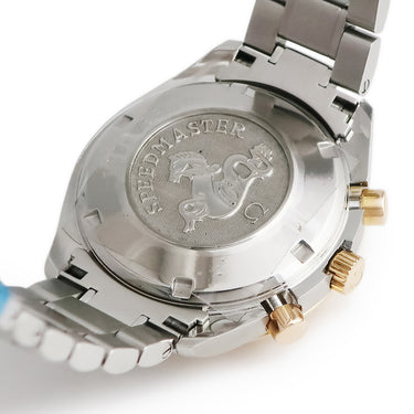 腕時計 オメガ OMEGA スピードマスター デイデイト 323.21.40.40.01.001 自動巻き メンズ K18RG×SS ブラック