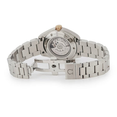 腕時計 オメガ OMEGA シーマスター アクアテラ 231.20.34.20.01.003 自動巻き レディース K18RG×SS コンビ ブラック デイト