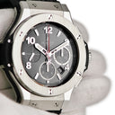 腕時計 ウブロ HUBLOT ビッグバン スチール 301.SX.130.RX 自動巻き メンズ クロノグラフ ブラック スモールセコンド デイト