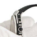 腕時計 ウブロ HUBLOT ビッグバン スチール 301.SX.130.RX 自動巻き メンズ クロノグラフ ブラック スモールセコンド デイト