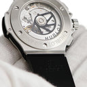 腕時計 ウブロ HUBLOT ビッグバン スチール 301.SX.130.RX 自動巻き メンズ クロノグラフ ブラック スモールセコンド デイト