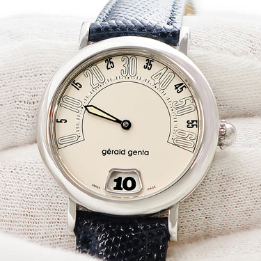 腕時計 ジェラルド・ジェンタ Gerald Genta レトロ クラシック REC.S.10 クオーツ レディース レトログラード ジャンピングアワー