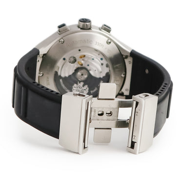 腕時計 ピアジェ PIAGET ポロ 45 クロノグラフ P10534 G0A34002 自動巻き メンズ ブラック バー デイト 2タイムゾーン表示