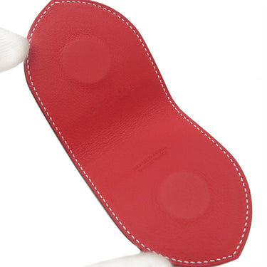 エルメス HERMES ビルクリップ ピンク×レッド スイフト マネークリップ バイカラー